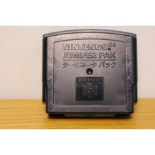 Official Nintendo 64 Jumper Pak NUS-008 OEM N64 Memory Terminator Tested