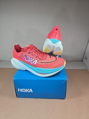 Size 10.5 D Hoka One One Mach X 2 Men's Grapefruit Orange Coral Running Shoes