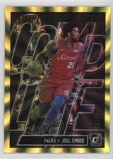 2019 Panini Donruss Complete Players Holo Yellow Laser /25 Joel Embiid #15 0y1a