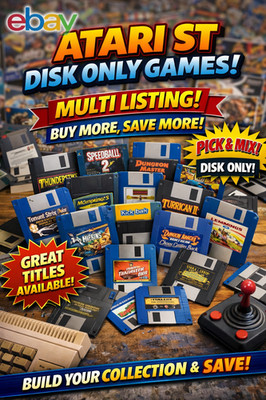 Amiga ST Spiele - Nur Festplatten - Multi-Angebot - Mehr kaufen Mehr sparen - Tolle Titel