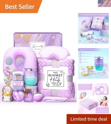 Spa Gift Basket for Women Self Care Relaxation Birthday Gift Set