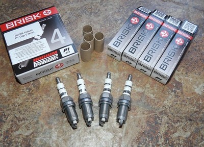 4x BRISK P1 Super Iridium Spark Plugs fit: Bmw 118i/120i - N46B20 - 2004 to 2013
