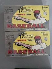 (2) 2008 TOPPS HERITAGE BASEBALL BOXES FACTORY SEALED LOT