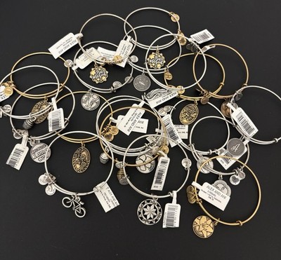 Alex and Ani 20pc  NWT Mixed Lot Gold & Silver Tones Charm Bracelets