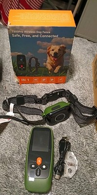 T800Pro Wireless Dog Fence 4-in-1 Invisible Fence Remote Trainer Bark Control