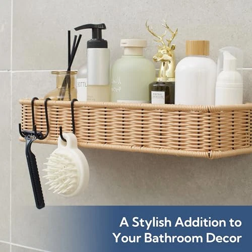 Shower Caddy Hanging, 2 Pack Bathroom Shelves for Shower, Waterproof Shower