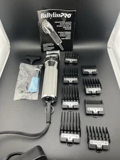 Babyliss Pro BAB604RC Wired Silver Metal Hair Clippers - Tested, CLEAN