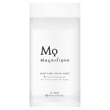 Magnifique Acne Care Facial Sheets (Wipe-Off Lotion) 12 Sheets magnifique KOSE