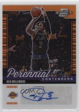 2020 Panini Contenders Optic Perennial Orange Prizm 8/25 Ben McLemore Auto 0bz