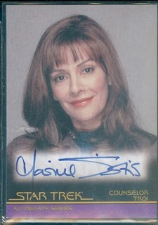 Star Trek Movies in Motion ( A66 ) Marina Sirtis Autograph Card