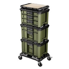 Draper Bunker Loaded-Up 5 Piece Rolling Tool Storage Dolly Box Case, 32261