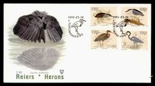 DR WHO 1993 VENDA SOUTH AFRICA FDC HERON BIRD COMBO R1.05 M72310