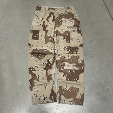 US ARMY Pants Chocolate Chip Desert Storm Camo Combat 33x30.5