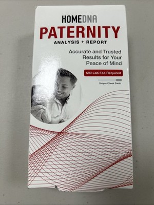 IdentiGene HomeDNA Collection Kit Paternity Analysis + Report, $99 Lab Fee Req