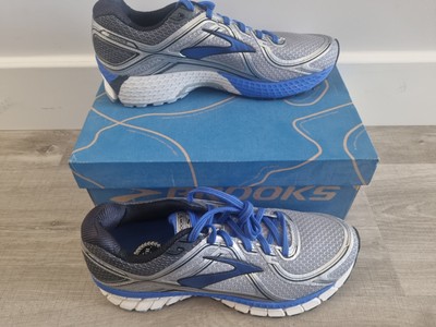Brooks Adrenaline GTS 16 Support Laufschuhe Silber Gr. 7,5 UK B Weite Neu mit Karton