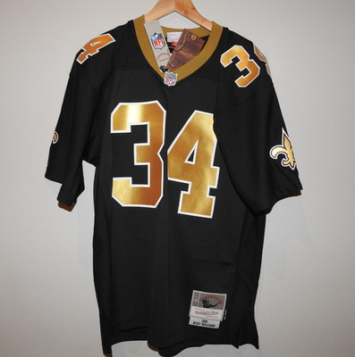 Mitchell & Ness New Orleans Saints #34 Football Jersey New Mens Sizes $160