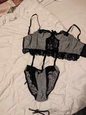 Dessous  Set: Edles Marie Jo Lingerie Grau/Sc...
