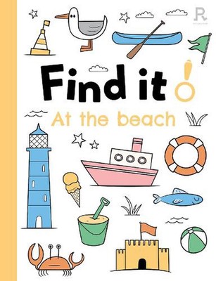 Find it! At the beach by Richardson Puzzles and Games Paperback Book