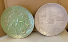 Vintage FRANKOMA  Texas & Oklahoma  8.5” Plates