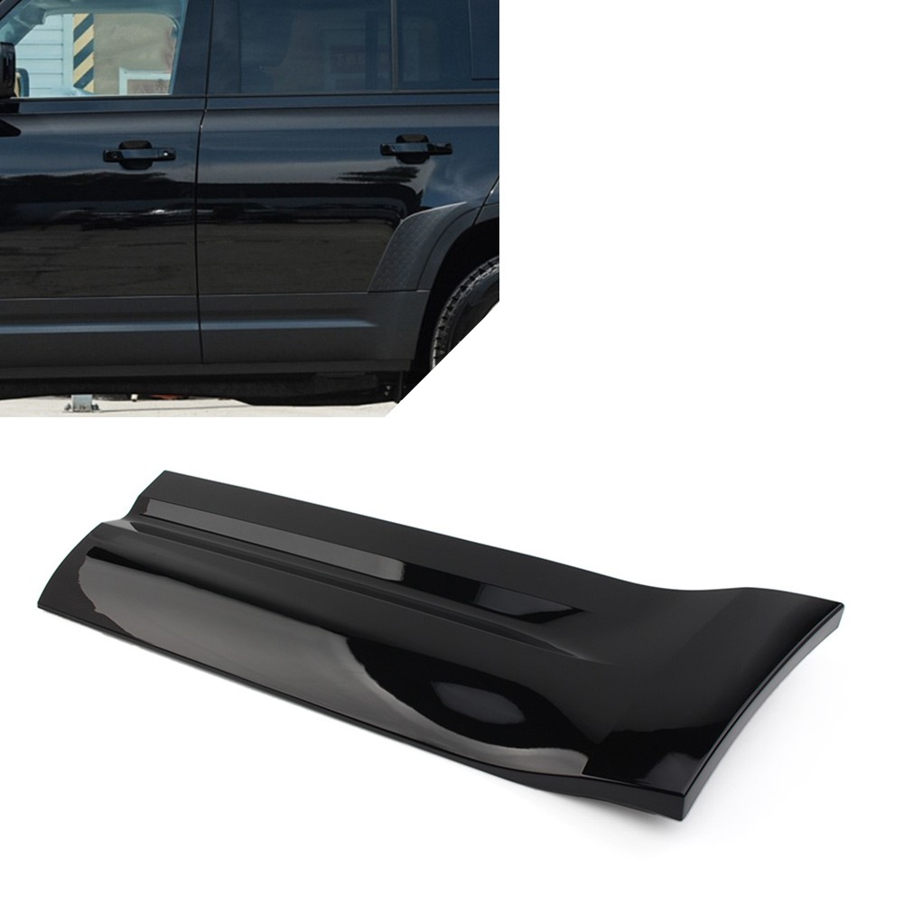 Rear Door Exterior Lower Moulding Trim For Land Rover Defender 2019-2022 Black