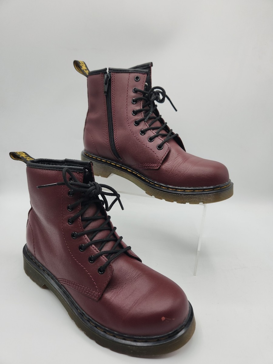 Red Doc Martens 146 Burgundy Burgundy Boots Doc Martens 146 Eye
