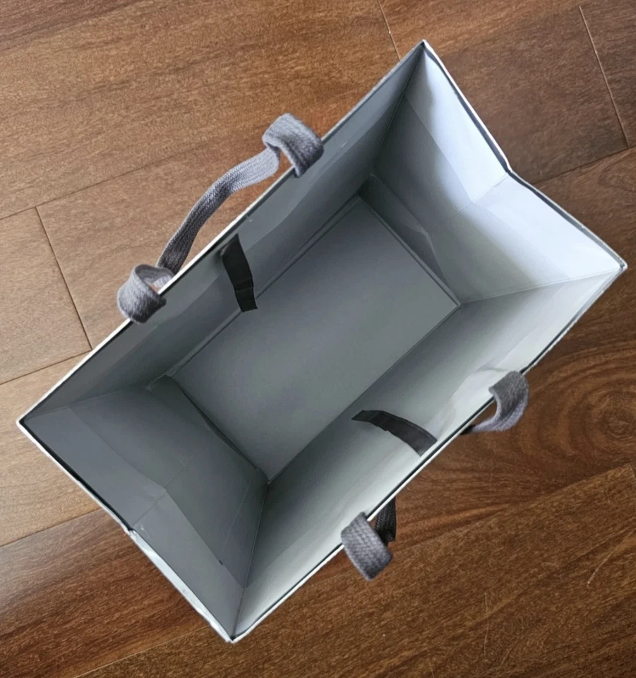 Bolsas de compras de papel pequeñas/medianas TOM FORD gris paquete abierto NUEVO lote de 5 Foto 2 de 4