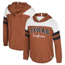 Girls Youth Colosseum Texas Orange Texas Longhorns Reflection Hoodie Long Sleeve