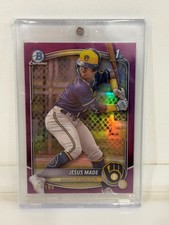 Jesus Made Fuchsia Refractor /199 2025 Bowman - Chrome Prospects (RC) #BCP-50