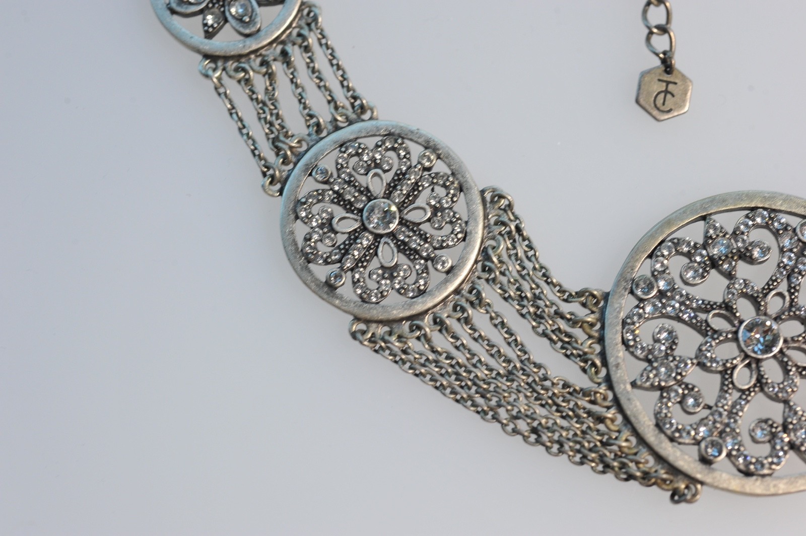 Touchstone signed Crystal Swarovski Angelique Col… - image 8