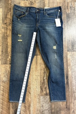 Universal Thread Womens 18 Mid Rise Skinny Power Stretch Slim Leg Jeans NWT