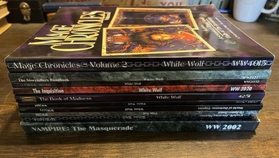 10 Vampire Werewolf Players Guide Sourcebook RPG Lot Out of Print White Wolf WW