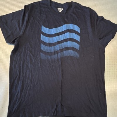 Old Navy Classic Men's XXL Big & Tall T-Shirt, Navy Blue Graphic Crew Neck