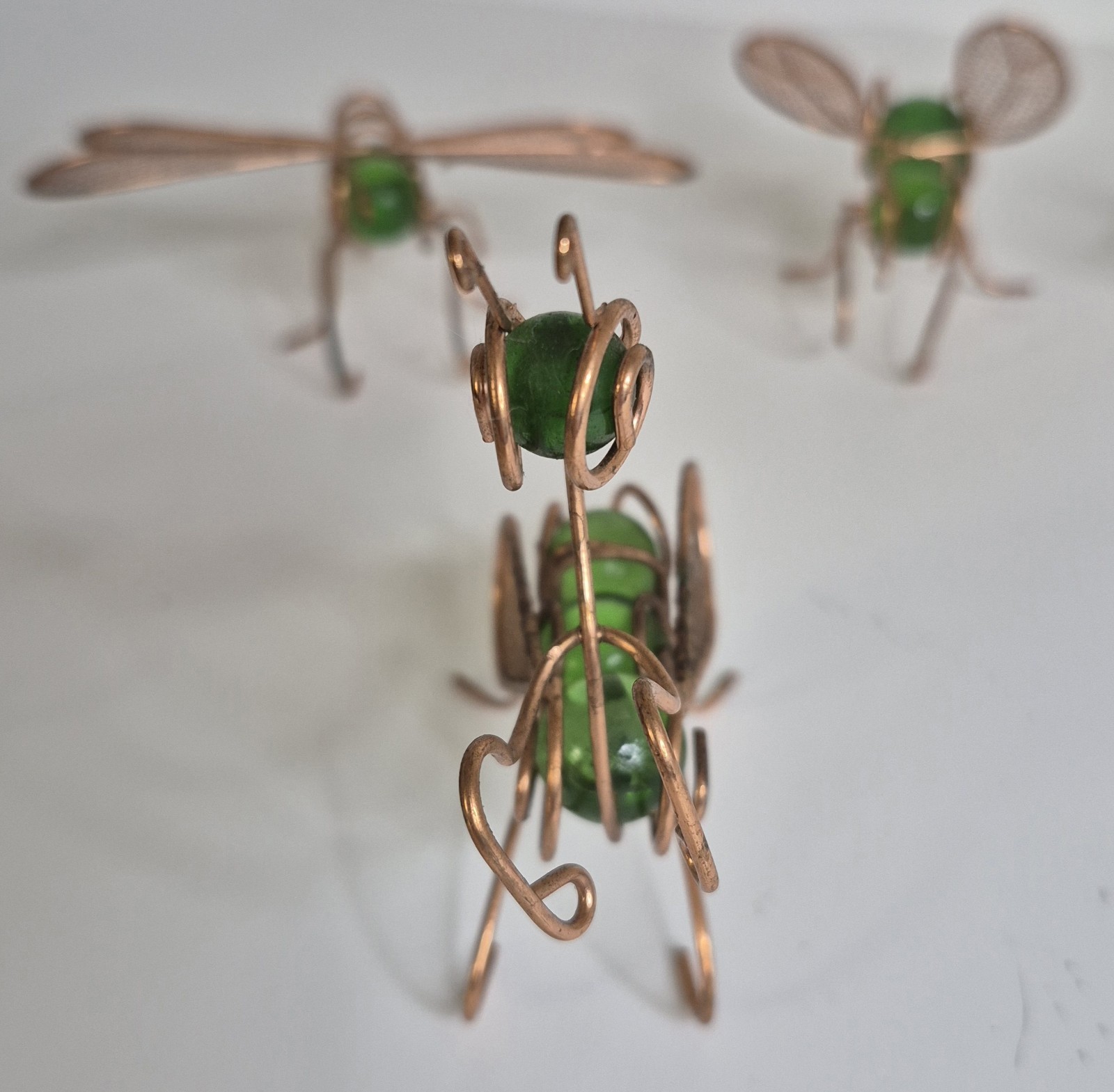 Vintage Wire Metal Art Home Decor Object Art and Collectibles 5 Count