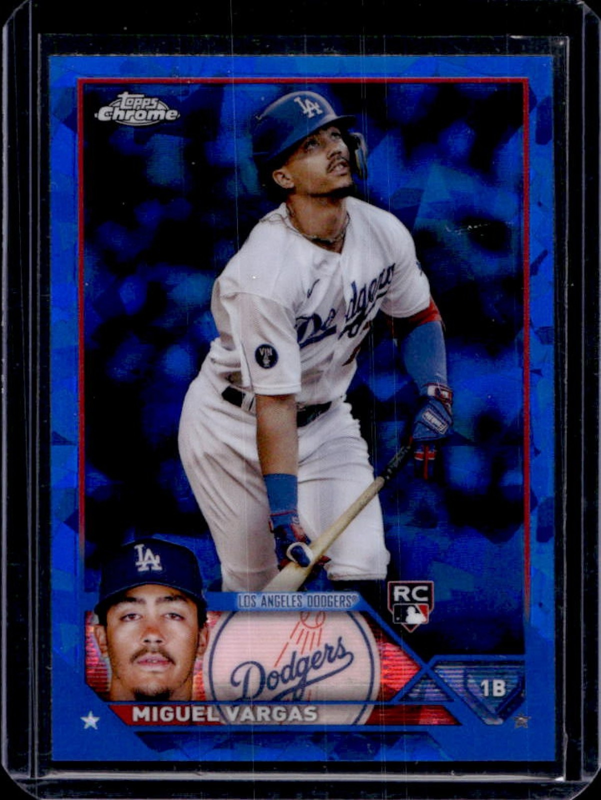 2023 Topps Chrome Sapphire Miguel Vargas RC Rookie #163 Dodgers