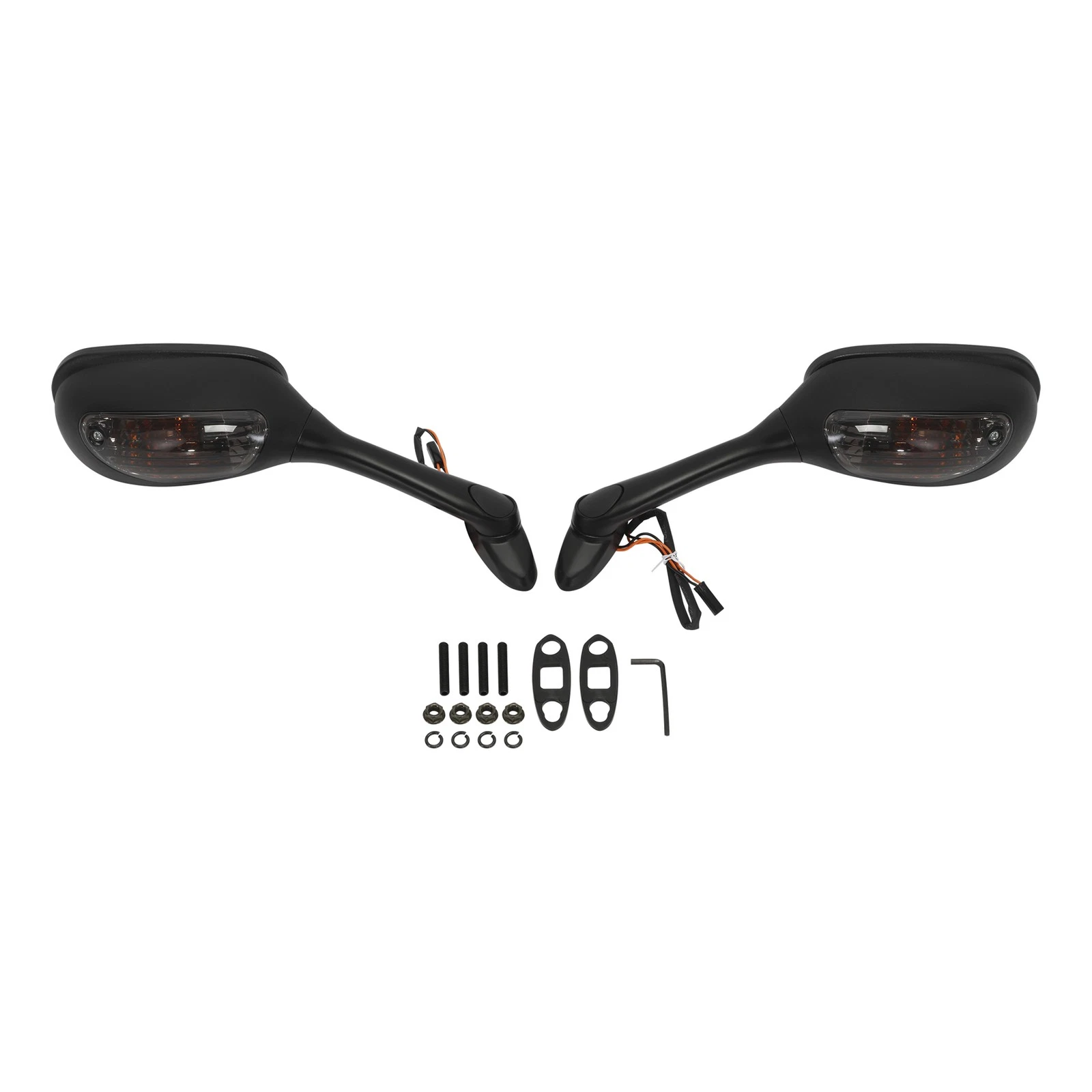 Rearview Mirrors Turn Signal Fit For Suzuki GSXR1000 05-15 GSXR600 GSXR750 06-24