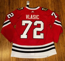 Chicago Blackhawks Hockey Jersey Red Home Adidas Size 54 Alex Vlasic