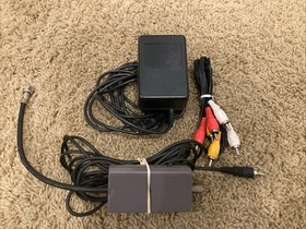 Nintendo NES System Cords + Controllers + Zapper & Game Lot Tested!