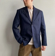 ARKET Modern Cotton / True Hemp Men’s Blazer Navy Blue Size 50(M/L) rrp229£