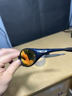 Oakley Eye Jacket Gen 1 Cobalt Gold Iridium Lenses Sunglasses | eBay