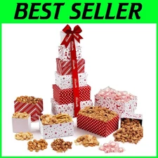 Christmas Food Bouquet Platter - Festive Nuts & Snacks