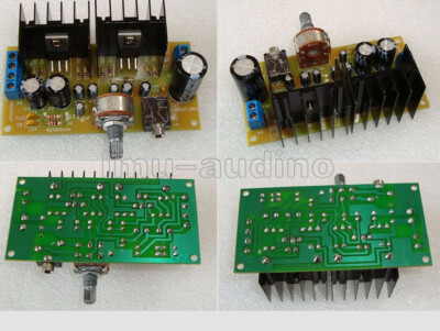 DC 12V-24V TDA2030A Two Channel Amplifier Board Single Power Supply DIY kits