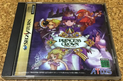 SEGA - セガサターン プリンセスクラウン 帯あり　Sega Saturn SS セガサターン】サタコレ プリンセスクラウン【説明書、帯付き