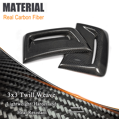 Cubierta de entrada de aire de carbono guardabarros para Mercedes W204 C204 C63 AMG Coupe 2010-14 - Imagen 9 de 11