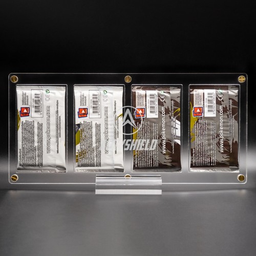 AcryShield Acrylic Quadruple Booster Pack Display Case Protector - Picture 3 of 11