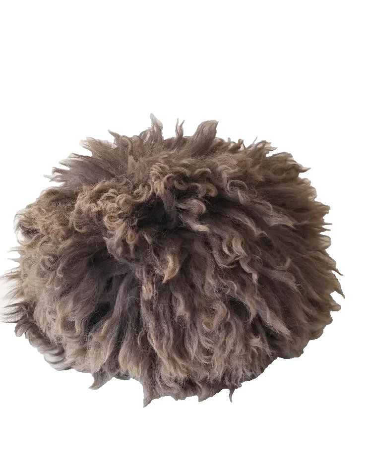 ICONIC TURKMEN 'SHAGGY' TELPEK DESERT HORSEMEN WOOL 帽子 - 全新 — 第 2/4 张图片