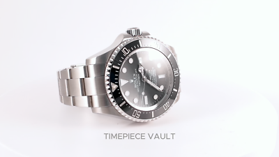 Rolex Sea-Dweller Deepsea 116660 Steel 44mm Watch 12800ft Black