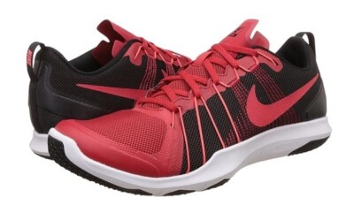 New Nike Men's Flex Train Aver Cross Trainer 831568-600 Red/Black 11.5