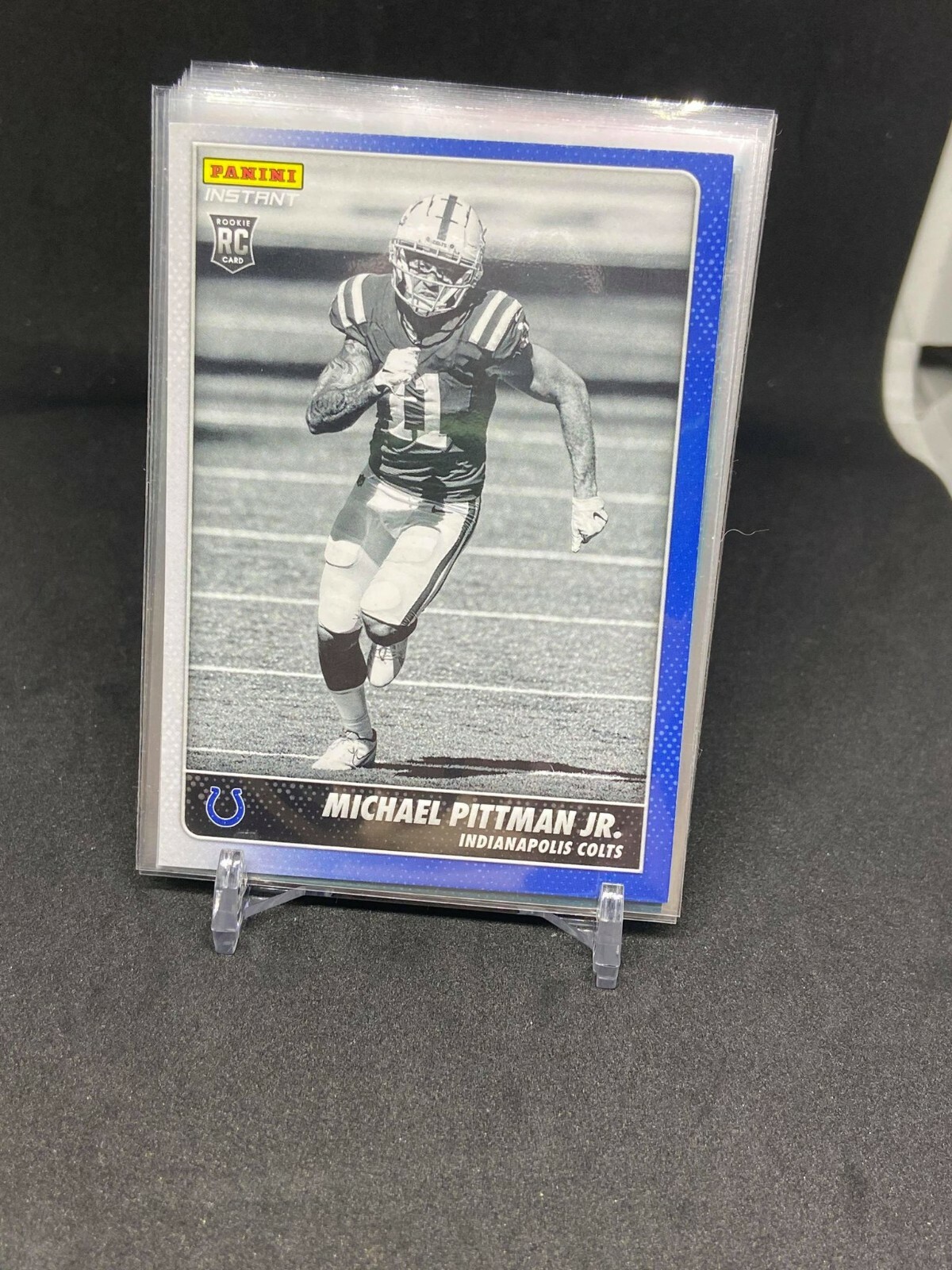 2020 Panini Instant Black and White Rookies /518 Michael Pittman Jr