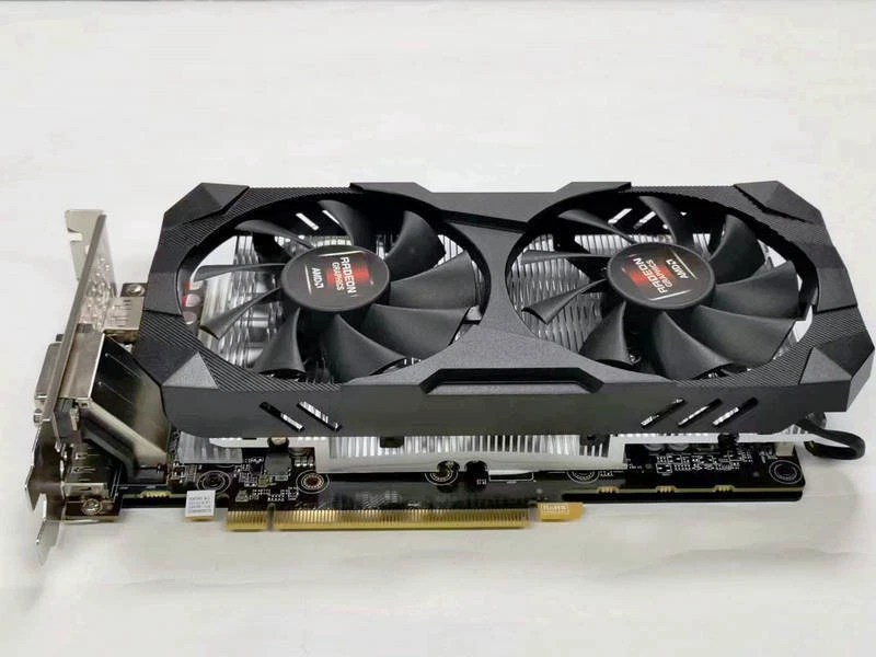 AMD Radeon RX 580 8GB Gaming Mining GPU draft design and clip