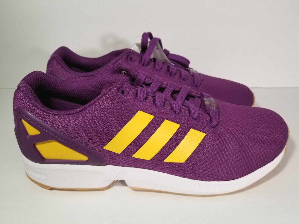 Size 9 - adidas ZX Flux Glory Purple Yellow for sale online Size 9 - adidas ZX Flux Glory Purple Yellow for sale online